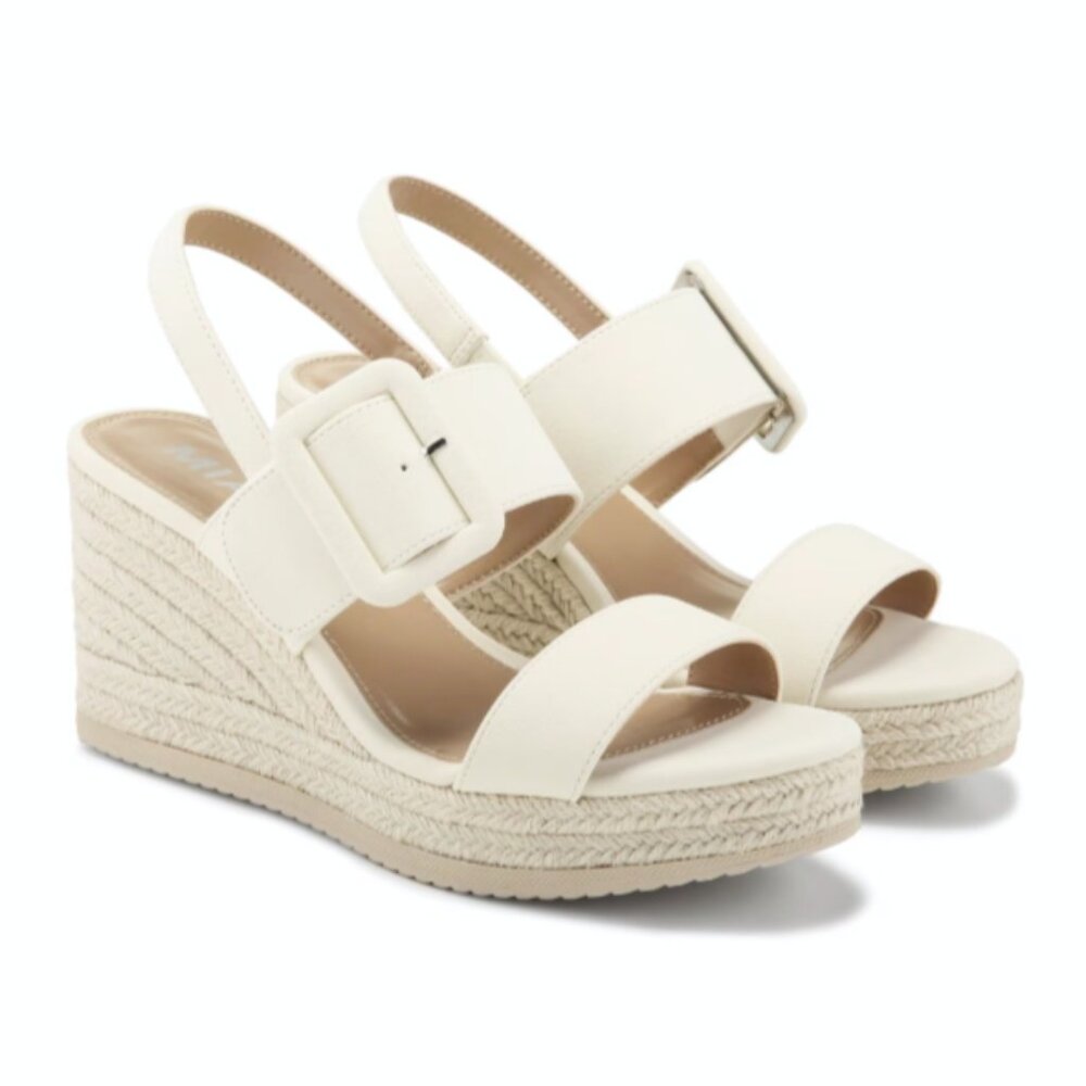MIA Brooke Wedge Sandals, 8